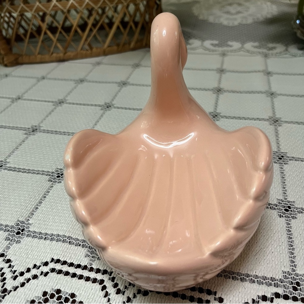 Blush Swan Figurine Bowl – Cottagecore - Picture 2 of 5